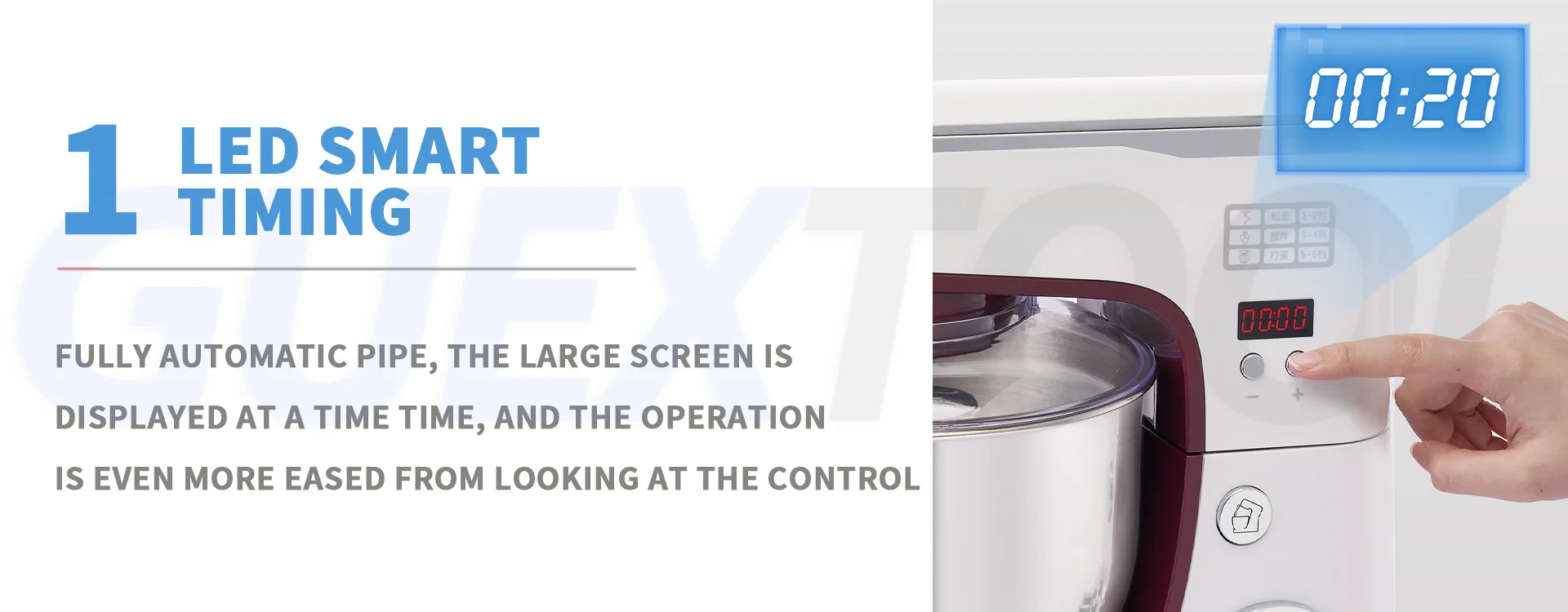 Description Picture 4 of item10L Stand Mixer Electric Kitchen Mixer Food Processor Dough Kneading Machine Kneader Kitchen Appliances Stir Fried chef's Machin