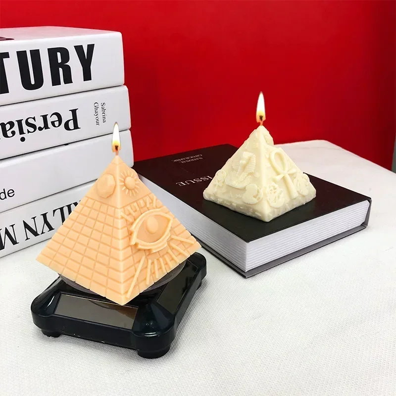 musykrafties Stampo epossidico resina piramide creazione gioielli argilla polimerica fabbricazione sapone progetti pietre cabochon extra large 6x6 pollici