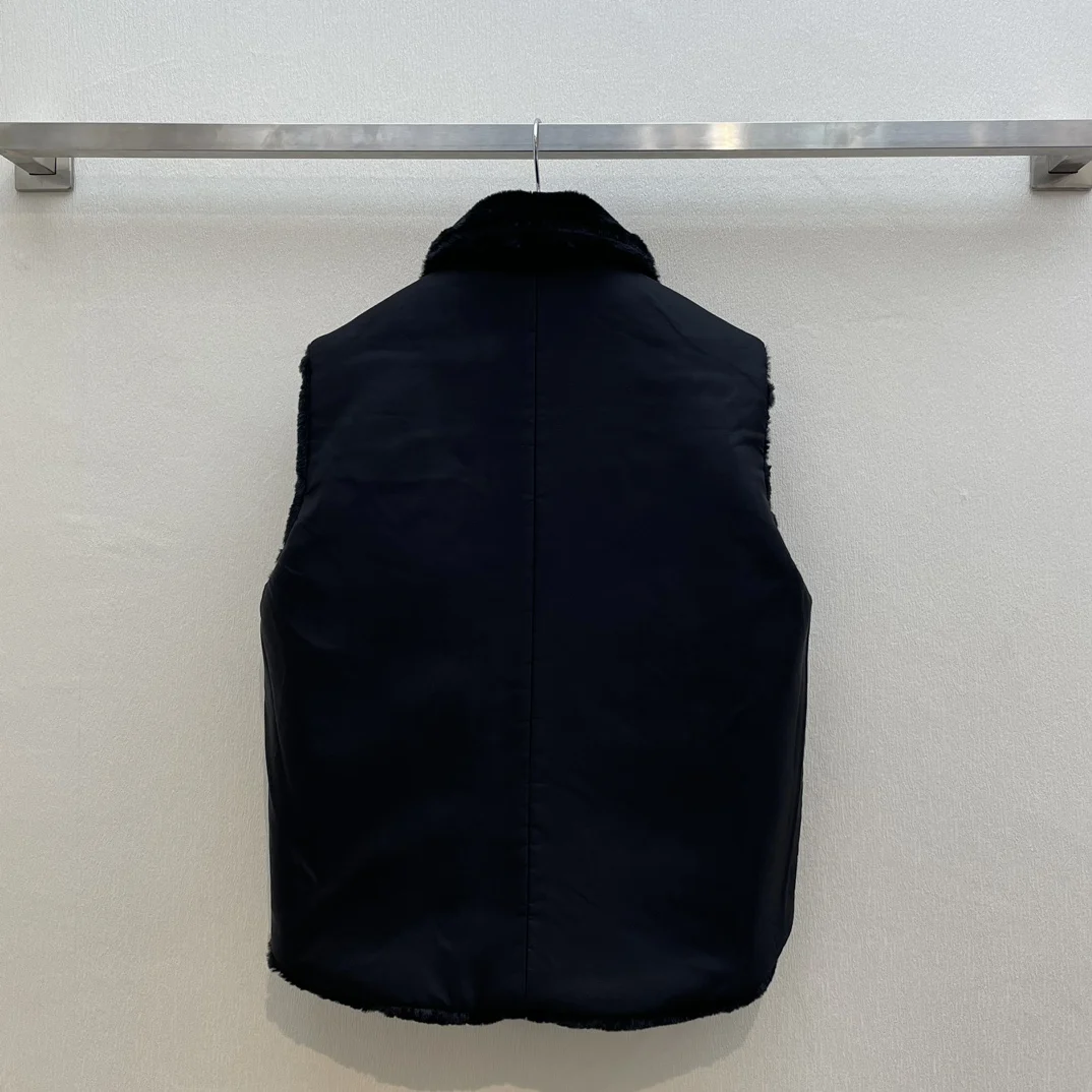 

Осень-зима 2023, хлопковая куртка, жилет, женский модный и универсальный двусторонний жилет, Женская куртка