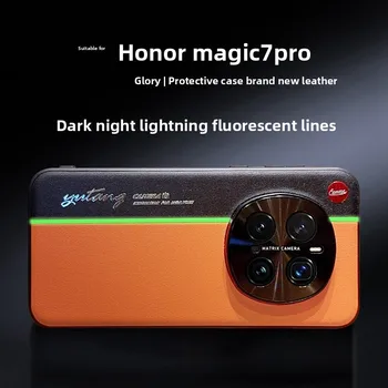 Case For Honor Magic 7 6 5Pro Stylish Colorful Fluorescent Color Matching Hardware Bezel Hard Cover For Honor Magic7 Magic6 Pro