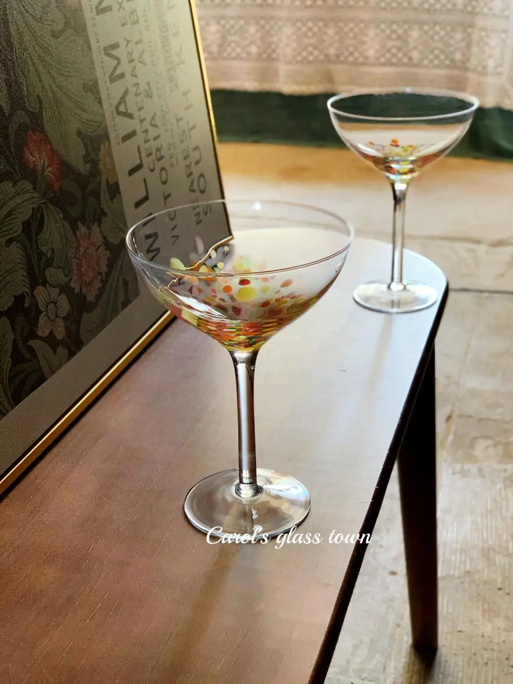 

Medieval glass sweet wine cup ice cream bowl dessert cup Margarita cup