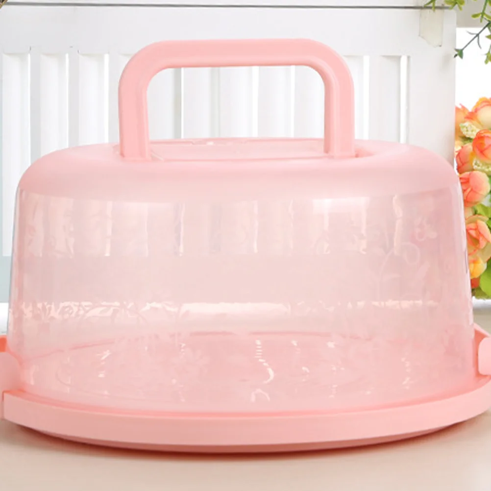 

Cupcake Stand Crisper for Kitchen Storage Fridge Organizer with Handle Refrigerator Fruit Case