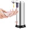 280ml Automatic Soap Dispenser Adjustable Touchless Hand Soap Dispenser Motion Sensor Smart Stainless Steel Hand Sanitizer 1