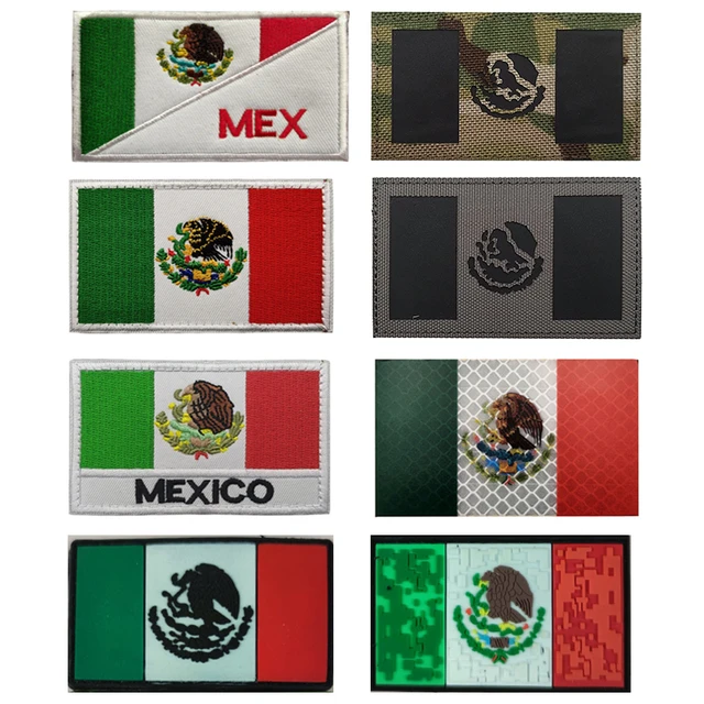 Embroidered Patch Mexico Flag  Embroidered Mexican Patches - 3d Embroidery  Badges - Aliexpress
