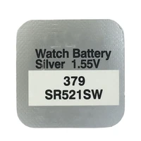 2PCS/LOT SR521SW Silver Oxide Batteries SR521 AG0 LR69 379 1.55V Watch Battery 1