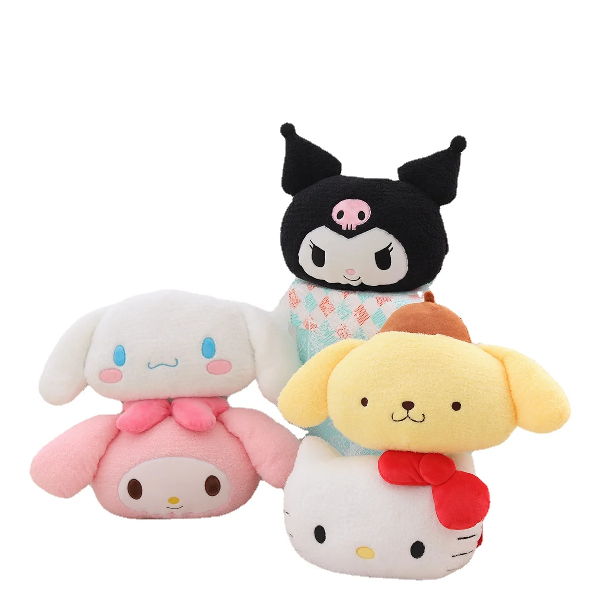 

Kawaii Sanrio Cute Cartoon Melody Kuromi Car Interior Pillow Seat Neck Pillow Pillow Pillow Car Pillow Car Accessories Gift Toys
