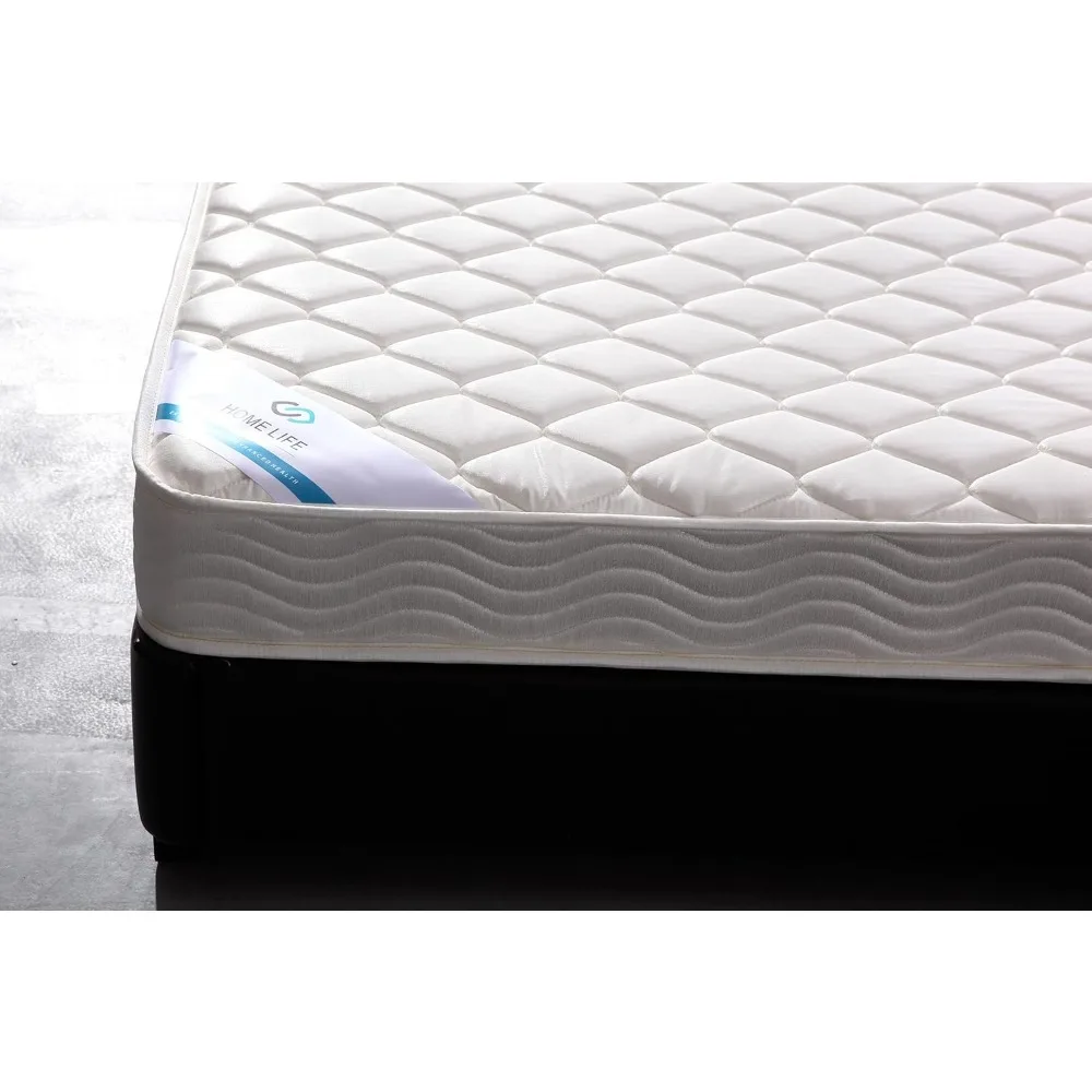 Home Life 6 inch Twin Bed Mattress - Hybrid Euro Top Comfort 6