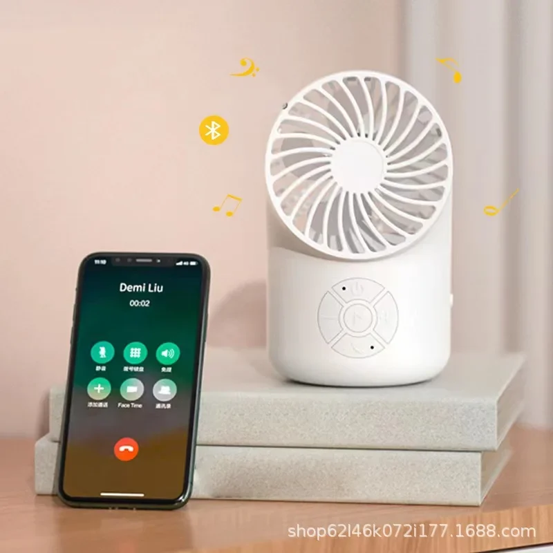 크로스보더 크리에이티브 데스크탑 선풍기, 블루투스 스피커, USB 소형 선풍기, 미니 선풍기, 대외 무역