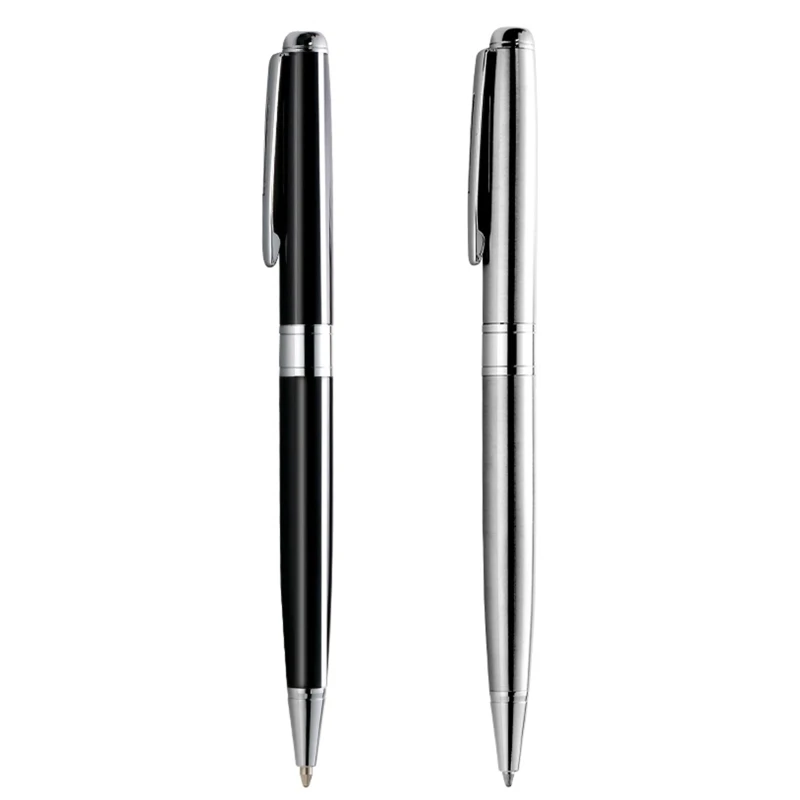 

Metal Signing Pen 0.7mm Writing Thickness Black Refillable Metal Ballpoint Pen Black for Business Women Men Gift QXNF