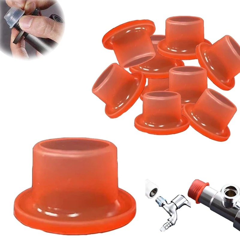 Description Picture 6 of itemFaucet Leak-Proof Sealing Gasket Silicone Raw Belt Triangle Valve Rubber Washer Faucet Threaded Pipe Hose Prevent Dripping Plug