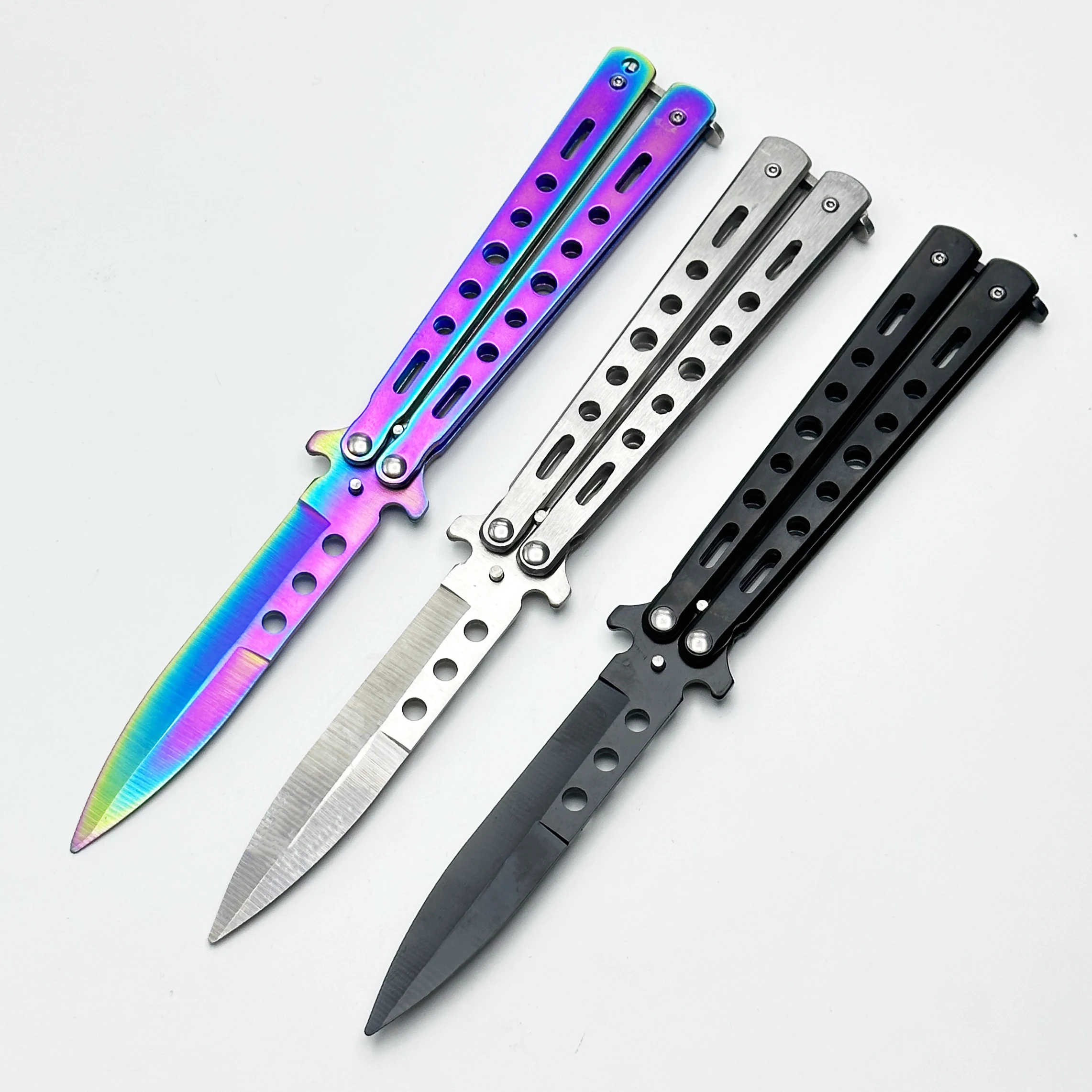 Rs3 Összecsukható Pillangó Kés Hordozható Transzformálható Csgo Tompa Balisong Zsebtámló