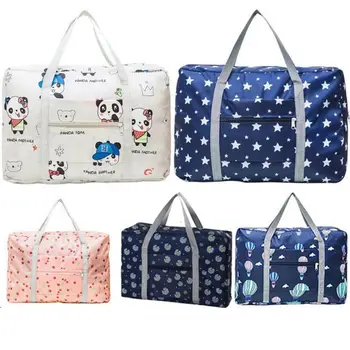 Borsa da viaggio pieghevole di grande capacità Borsa da viaggio impermeabile per organizer per vestiti Borsa da viaggio sotto il sedile in tessuto Oxford 1