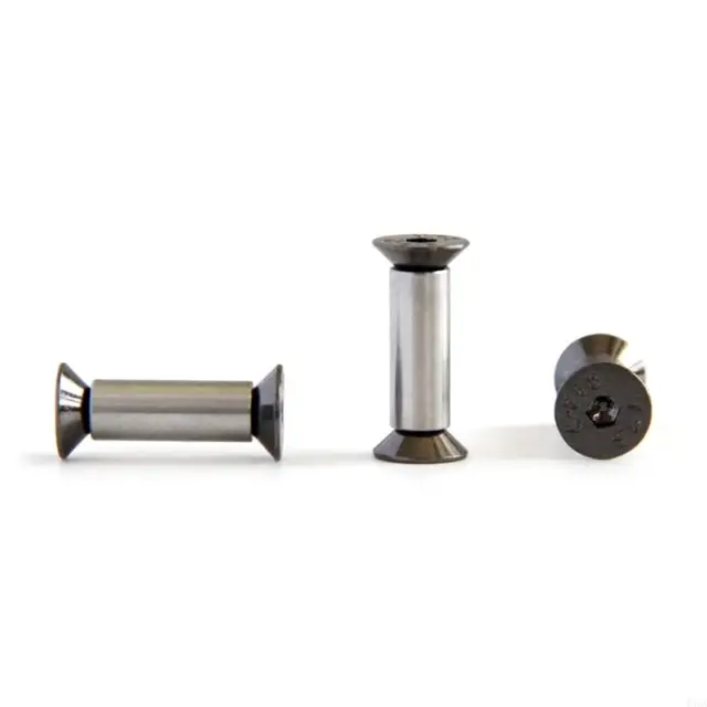 10pcs/lot Knife Handle Bolt Rivets Scale Screw Fastener Nut YFS Flat Hex Head Knives Fastening DIY Material Alloy 5