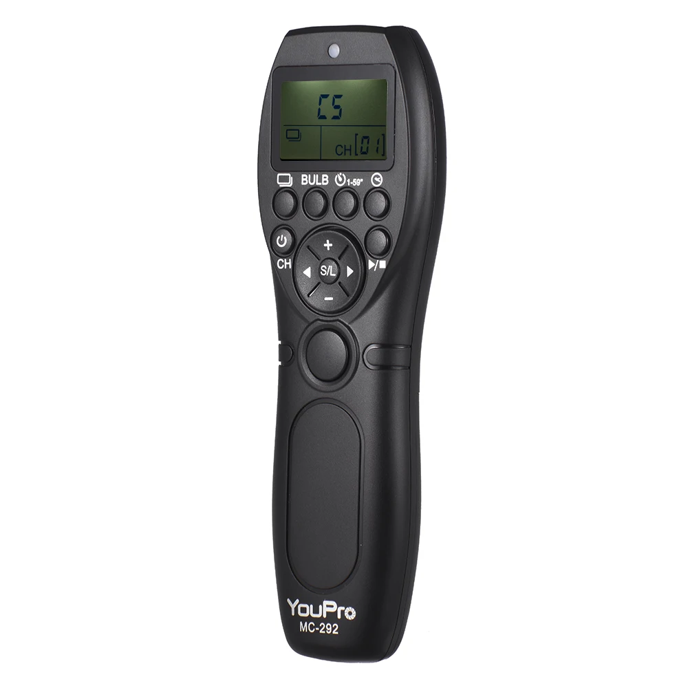 YouPro MC-292 S2 2.4G Wireless Remote Control LCD Timer Shutter Release Transmitter Receiver 32 Channels for Sony A7 A7II A7S A7