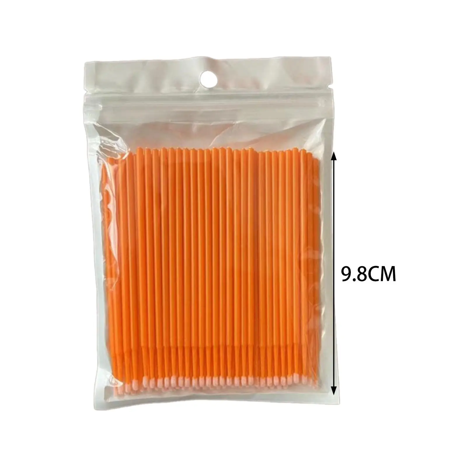 100x Micro Applicator Brushes Mascara Wands Disposable Mini Cotton Swabs for Makeup Eyelash Extensions Personal Care Lash Clean