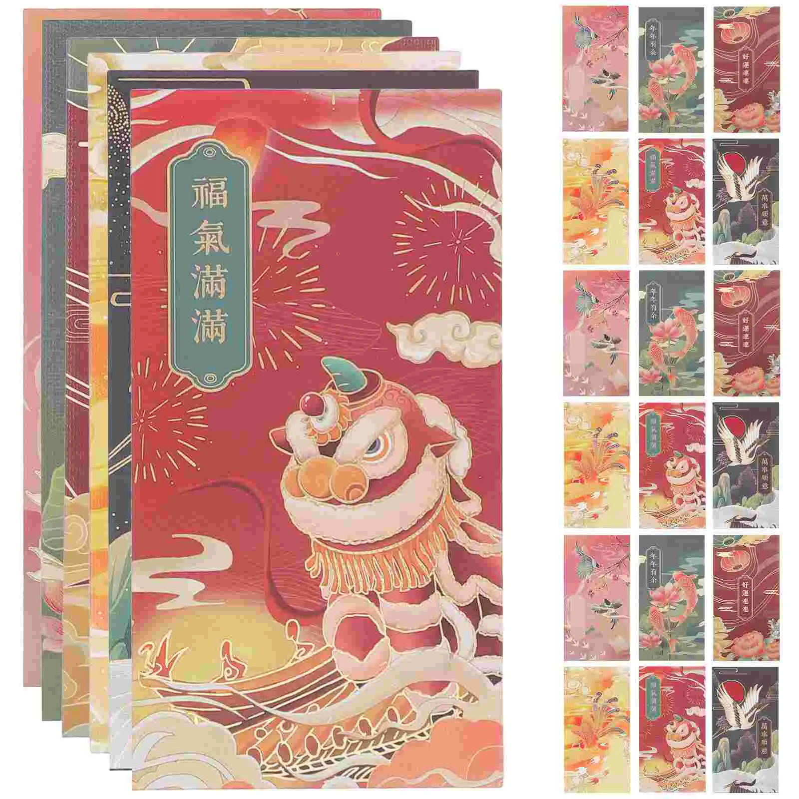 

Spring Festival Novelty Lunar New Year Envelopess Festive Envelopes Money Storage Packets Kids Decorative The Gift