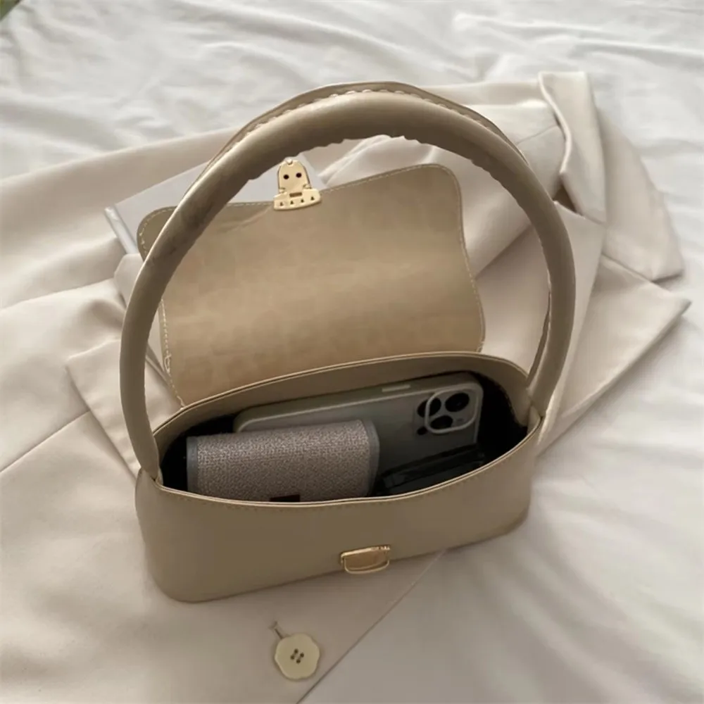 Modische Leichte Schultertasche Multifunktionale Komfort-Trageriemen Leoparden-Tasche Goldene Schnalle Damen-Handtasche – Detail 9