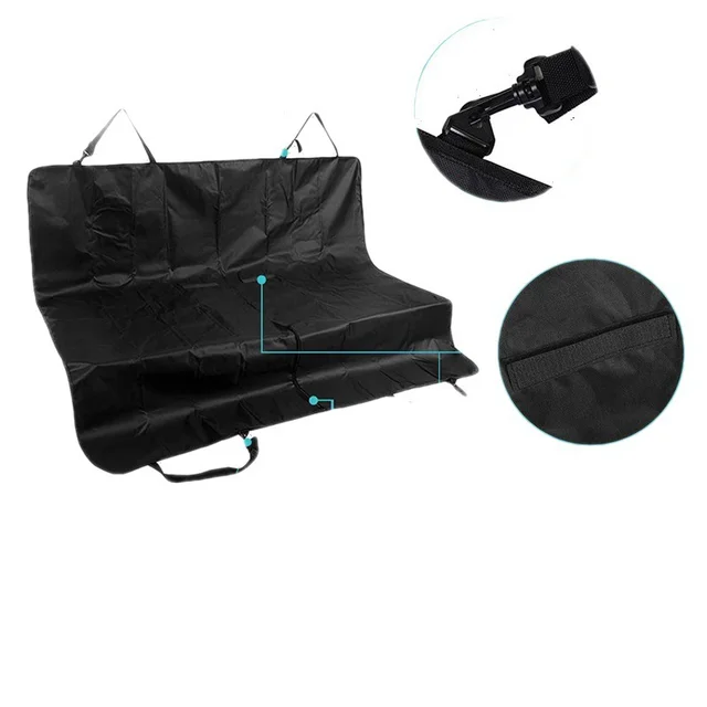 Waterproof Dog Car Seat Cover – Rear Seat Hammock Mat & Travel Protector for Car, Truck, SUV 2
