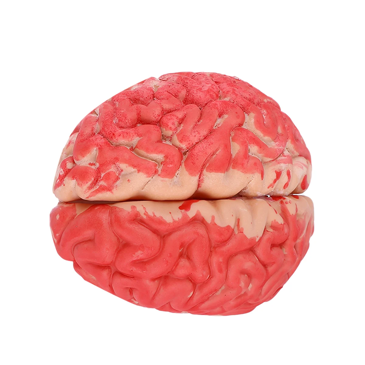 

Halloween Prop Bloody Scary Fake Organ Human Brain Body Parts for Halloween Party Accessories(Dark Red)