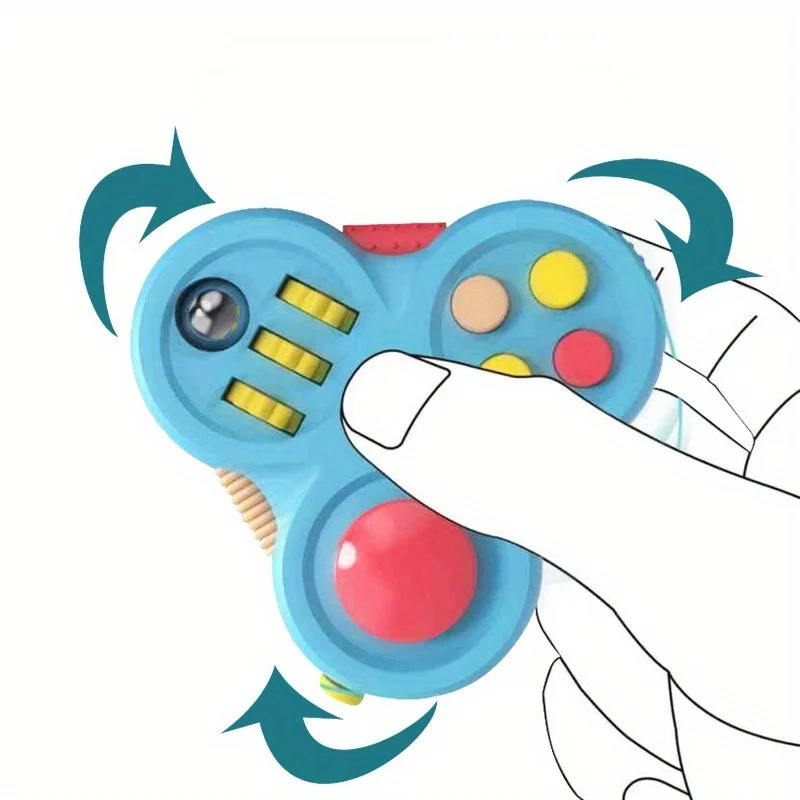 Fidget Toys for Kid and Adults, Autism Figette Cubes Desk Toys, Anxiety Relief Stress Toys, Sensory Fidget Cubes Gifts for Kids - 3