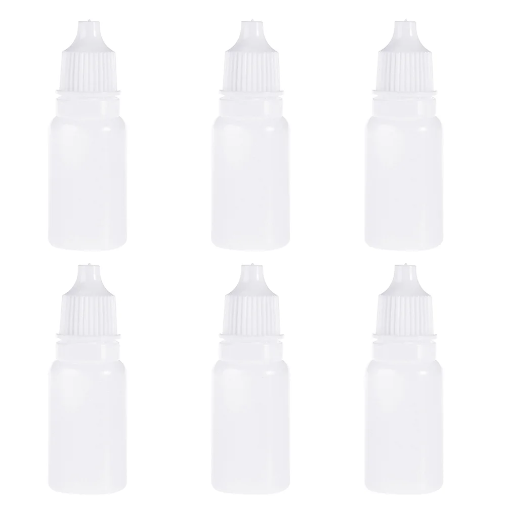 

5Pcs Squeezable Dropper Bottles 10ml Empty Eye Dropper Sample Essential Oil Container Makeup Vial