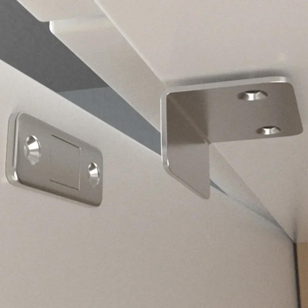 1 Set Strong Door Closer Magnetic Cabinet Catches Magnet Door Stops Closer With Screw For Closet Cupboard Furniture