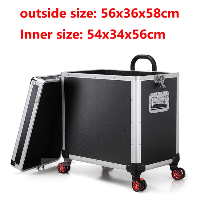 Display Desktop Computer Chassis Storage Box Equipment Outdoor Tool Box  Instrument Case High capacity Trolley Case