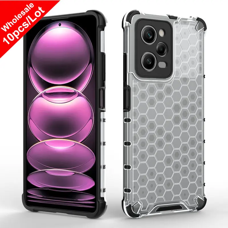 

10pcs/lot POCO X5 PRO X5PRO PHONE Case Shockproof Protector Honeycomb Armor Back Cover For XIAOMI POCO X5 PRO 5G Funda Cases