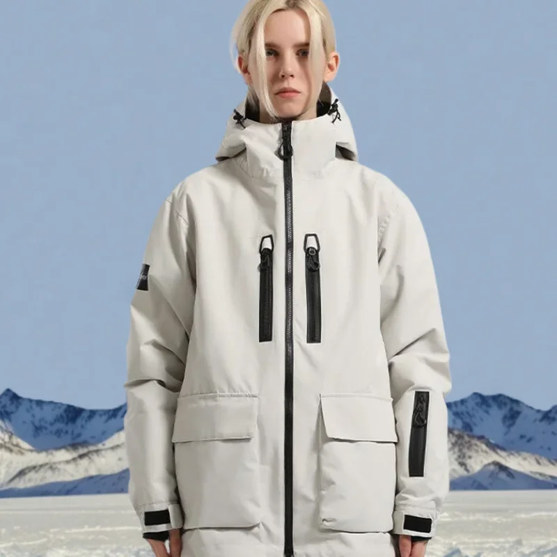 Couple Loose Winter Skiing Jackets New Snowboard Tops Thickened Warm Ski Clothes Outdoor Sport Jacket Waterproof Snow Coats