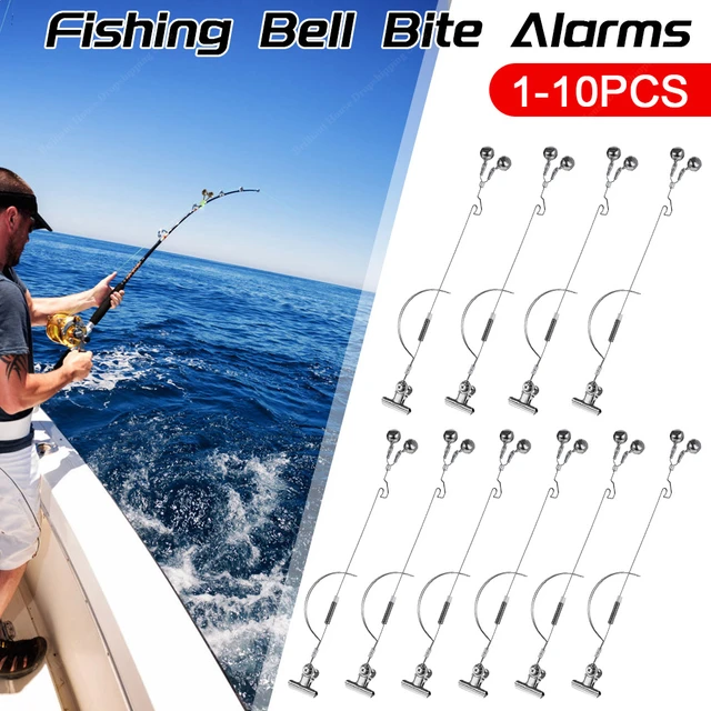 Fishing Rod Bite Bait Alarm Stainless Steel Night Fishing Alarm