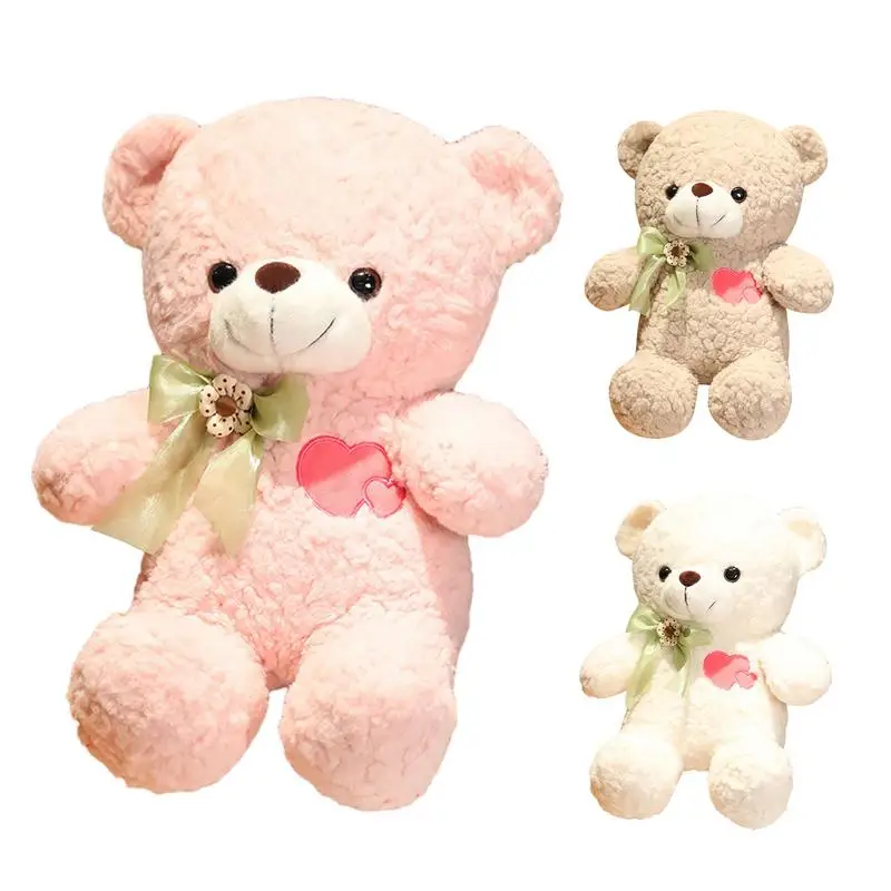 40cm Valentine's Day Love Teddy Bear Plush Doll Cute Stuffed Animals Teddy Bear Doll Plush Toy Home Decor Girls Birthday Gifts 40cm bear