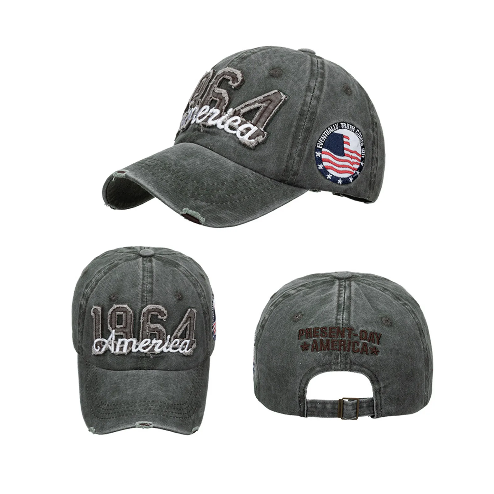 

Male Female Neutral Summer Independence Day Embroidery Baseball Caps Adjustable Hat Visors Baseball Caps for Women with Sayings