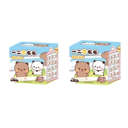 Charming Yier And Bubu Couple's Daily Life Figurine Collection - Fashionable Desktop Ornament and Trendy Gift (Random 2boxs)