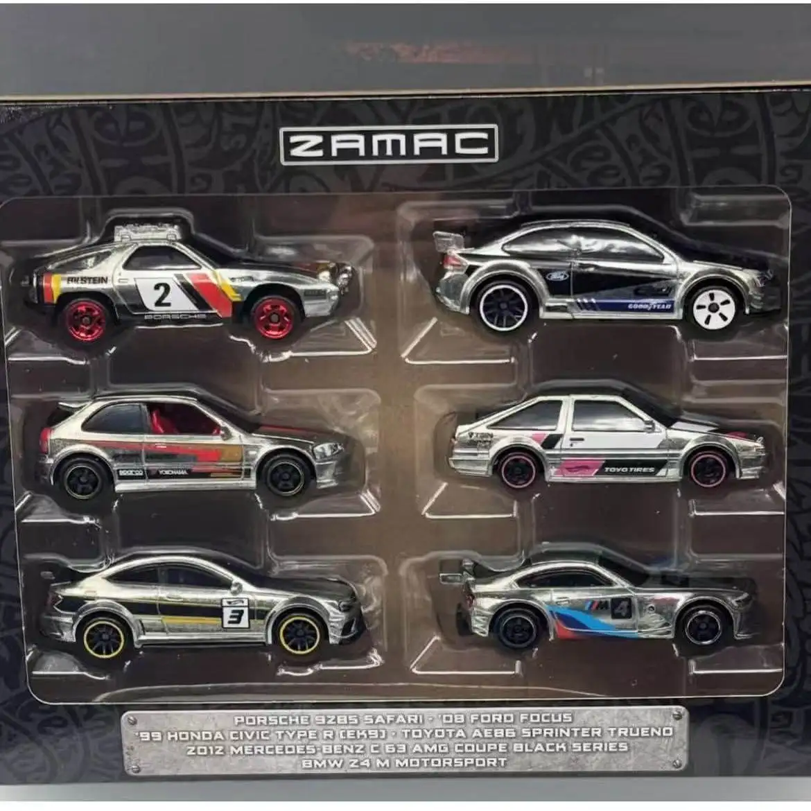 Hot Wheels ZAMAC ミニカー ピンク/シルバー Hot Wheels Zamac Themed 2023 6-Pack (In-Stock) New Multipack