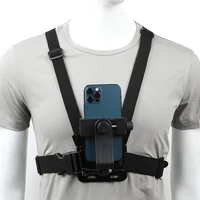 Hands Free Adjustable Chest Strap Stand Universal Harness Strap Stabilizer Selfie Stick Monopod for IPhone GoPro Go Pro Tripod