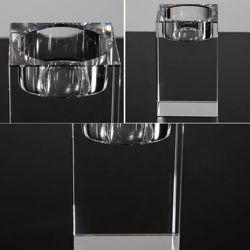 Modern Crystal Glass Candle Holders 6 | Modern Crystal Glass Candle Holders 6
