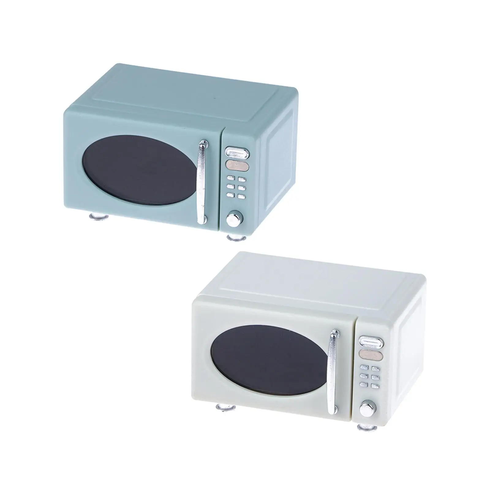 

Dollhouse Oven Life Scene Simulation Pretend Play Educational Toy Miniature Microwave for Diorama Micro Landscape Birthday Decor