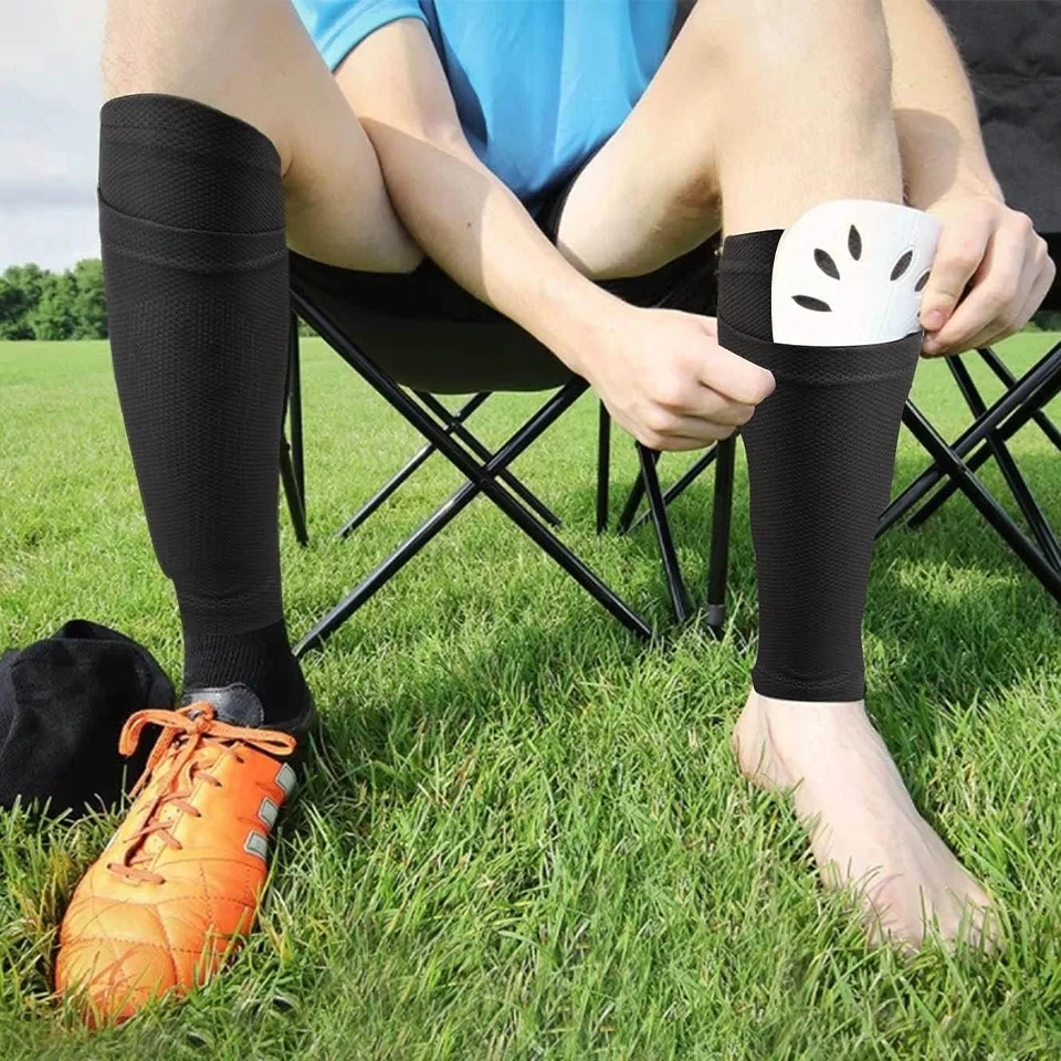 Shin guard pads soccer shin guards calf compression sleeves 1Pair S-XL Shin Guard Sleeves Men Kids Adult Football Leg Sports Soccer Youth