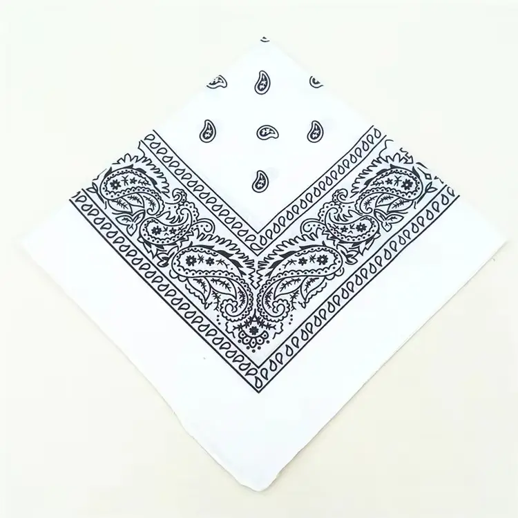 1-3Pcs Fashion Hip Hop Cotton Bandana Square Scarf 54cm*54cm Black Red Paisley Headband Printed For Women/Men/Boys/Girls - Image 11