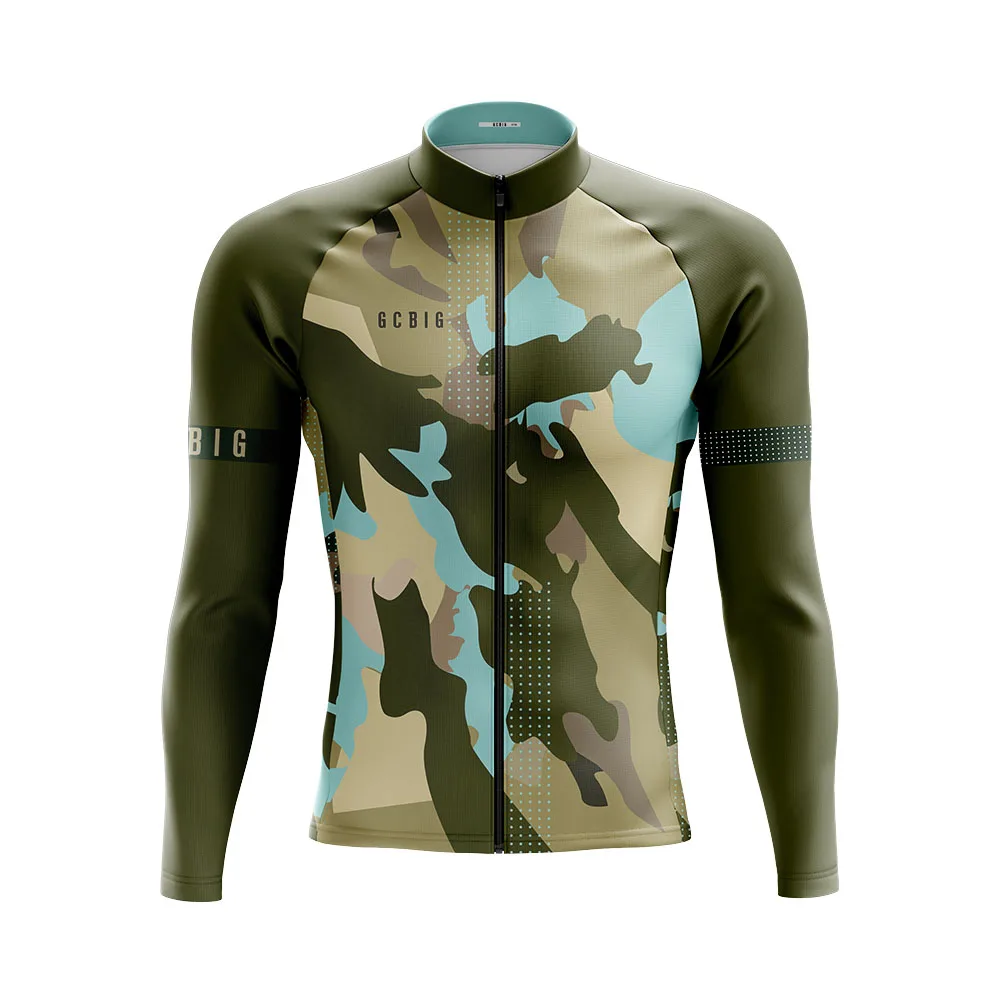 Thermal Fleece Cycling Jacket, Long Sleeve, Warm Clothes, Outdoor Jacket, MTB Bicycle Uniform, Winter