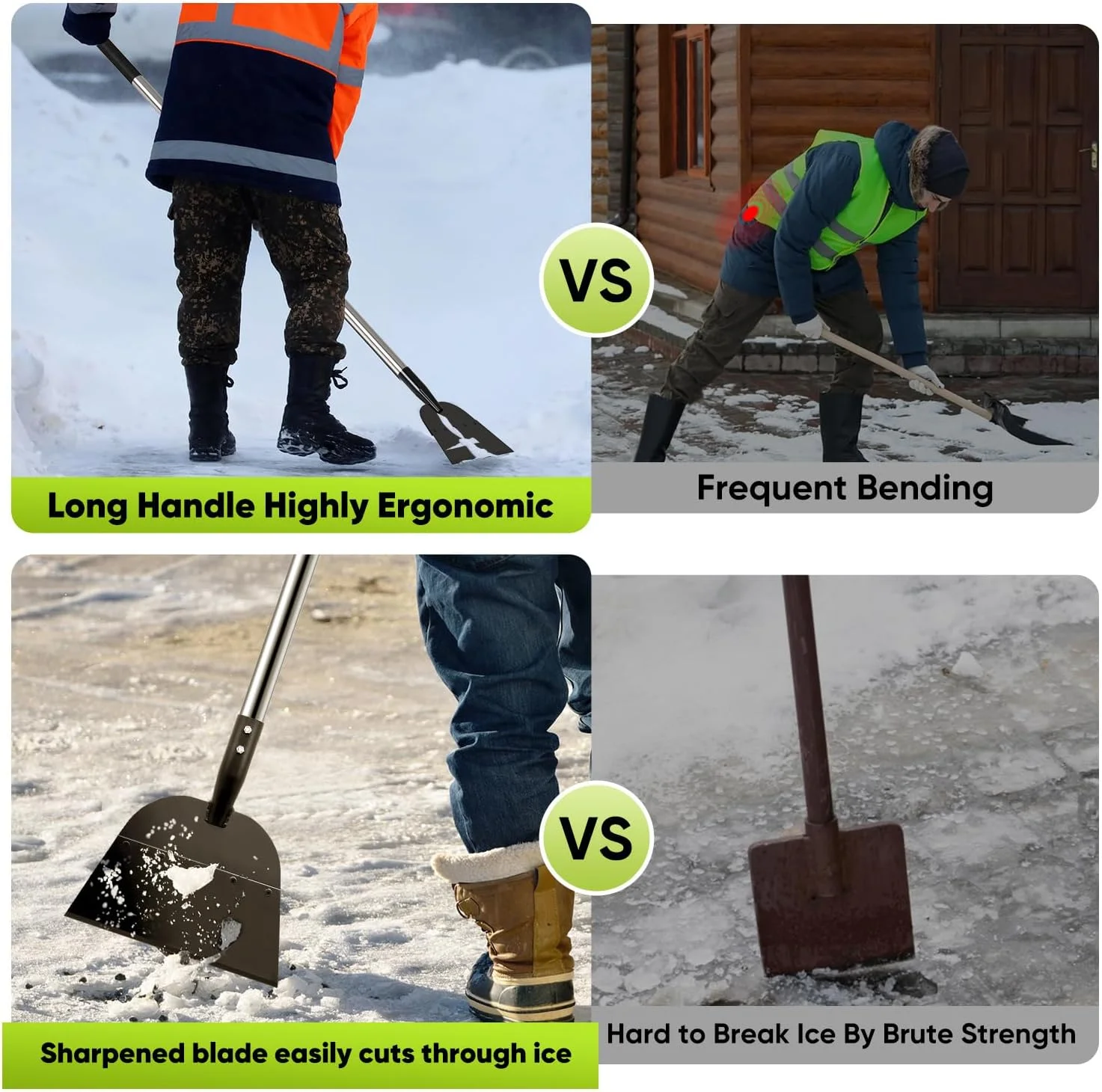 Multi-Functional Snow & Ice Shovel and Garden Cleaning Shovel 5