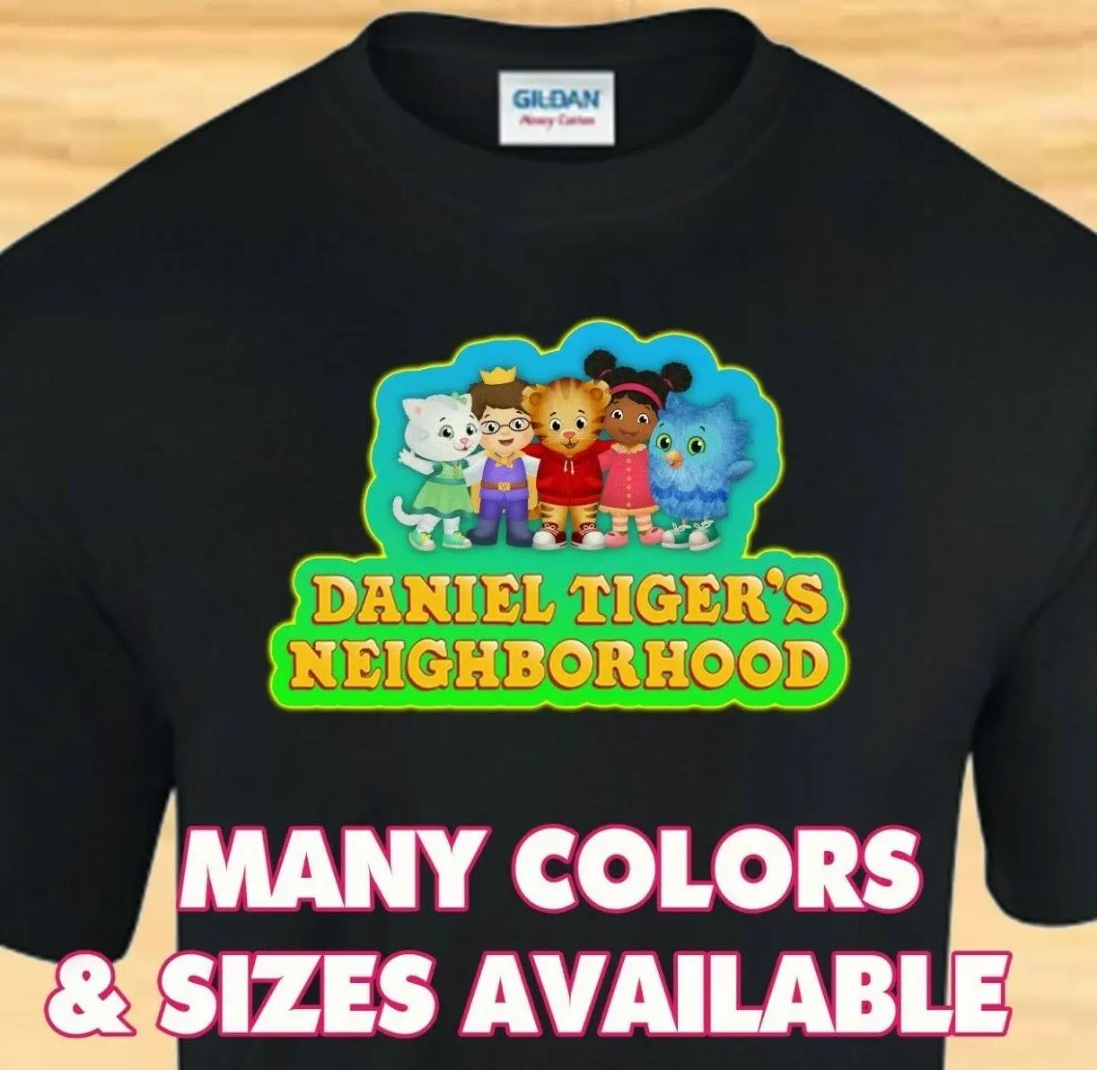 Daniel Tiger & Friends - Cartoon Tv Show-T-Shirt Personalizzata