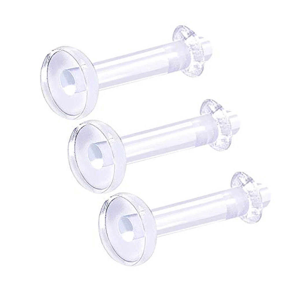 Klar sport arbeit bioflex helix tragus conch ohrringe kunststoff medusa piercing schmuck lippe ringe labret piercing halter – Detail 9