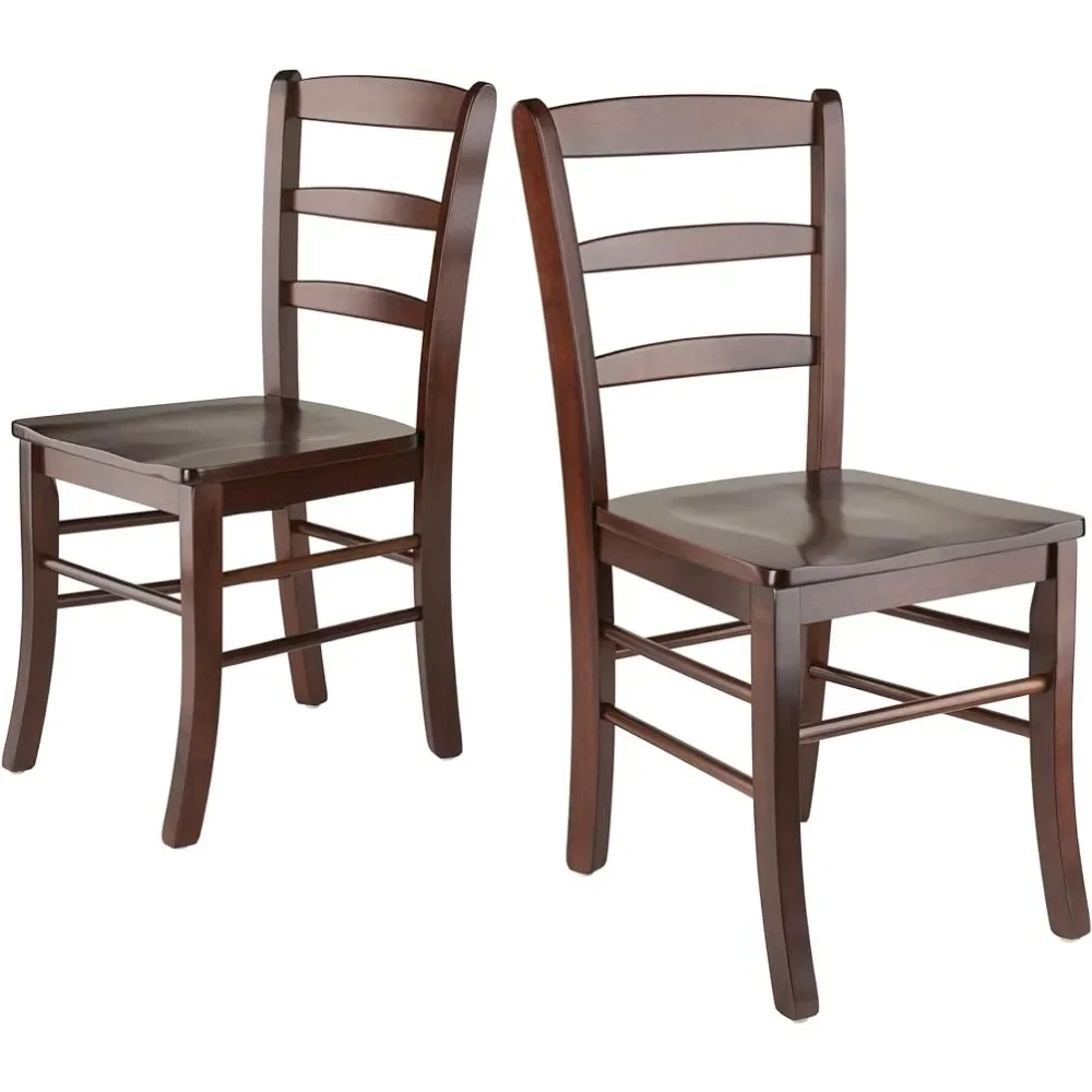 

Dining Chairs Wood Seating, Foot Rest, Walnut Kitchen Chair