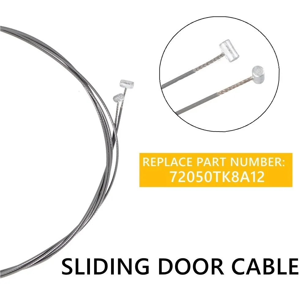 Sliding Door Cable Repair Vehicle Repacking Replaces Left Right Kit Assembly Car for Honda Odyssey 72010-TK8-A12 72050TK8A12