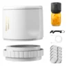 Portable Electric Mason Jar Vacuum Sealer Food Storage Kit for Wide-Mouth and Regular-Mouth Mason Jars Fermentation with Mason 6