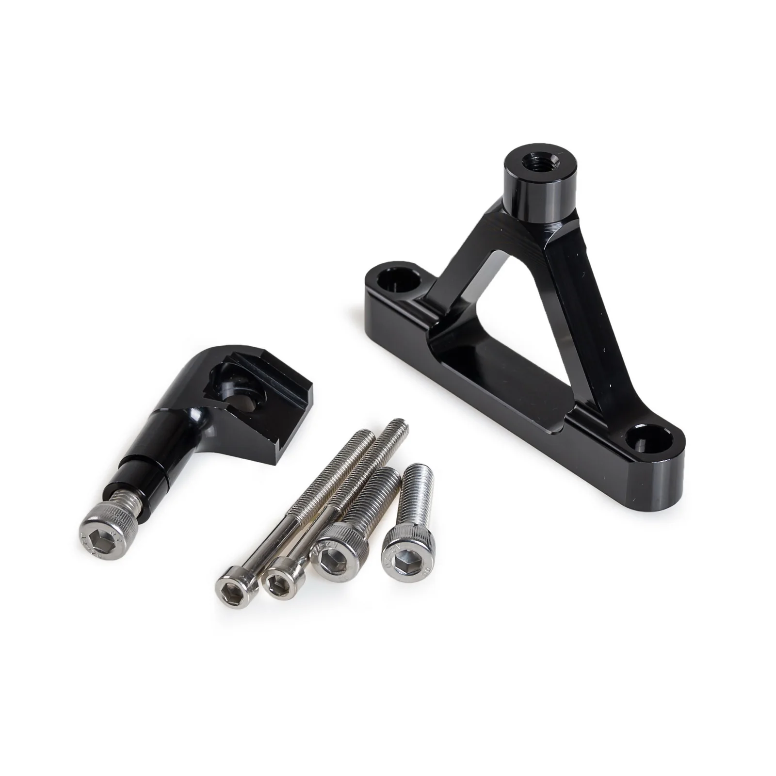 

For Kawasaki Ninja ZX6R ZX-6R (ZX636) 2007-2008 Motorcycle Black Titanium Steering Stabilizer Damper Bracket Mounting Kit