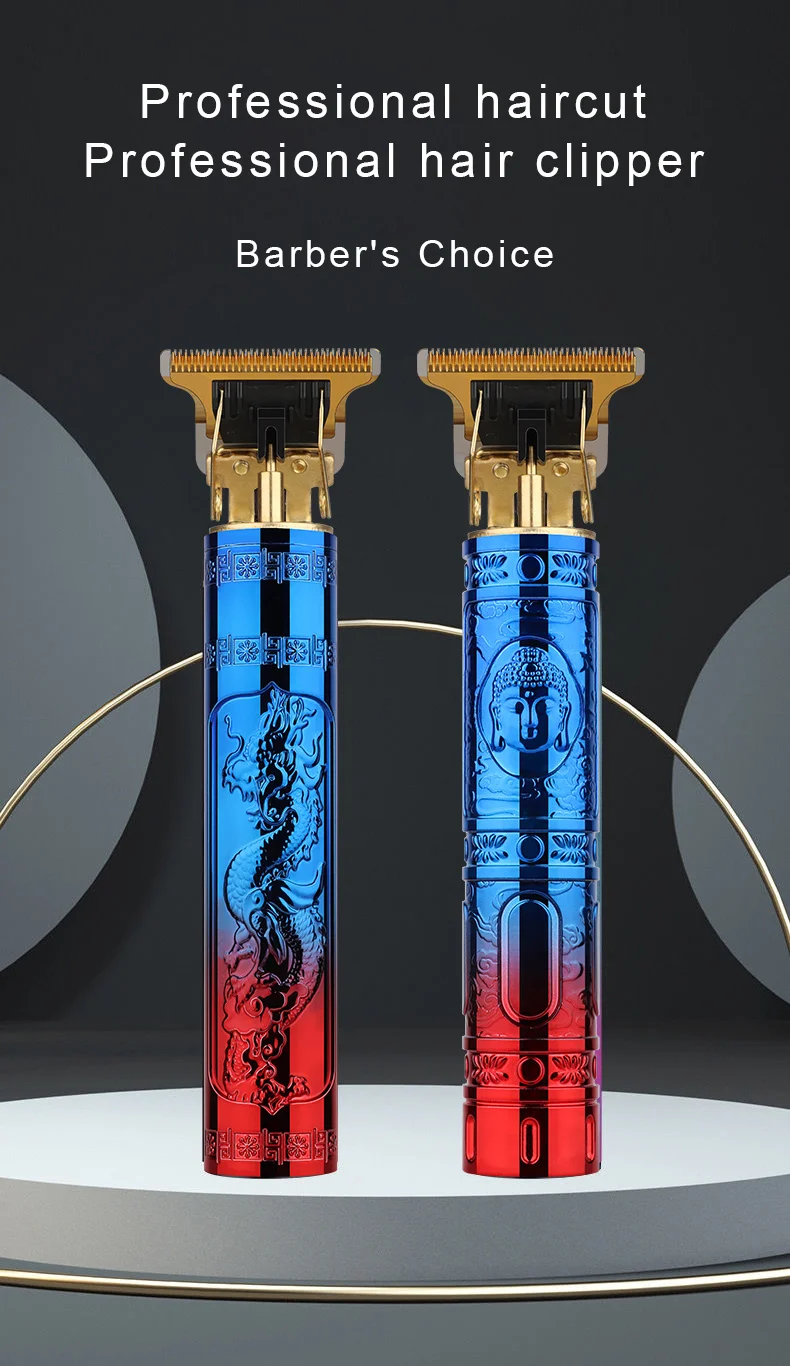 Description Picture 2 of itemMen's Beard Trimmer Kit Electric Razor Shaver Professional Hair Clipper with Zero Gapped T Blade Trimmer Nose Ear Beard Body