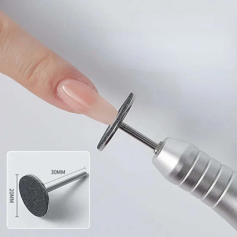 Nail Diamond Metal Drill Bits Disc Bit for Dead Skin Callus Electric Foot File Callus Remover Shaft for Nail Salon Grinding Head nail drill bit electric nail drill bit manicure drill bit