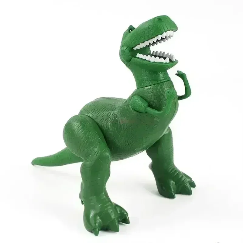 thumbnail image 1 of Nueva figura de Disney Toy Story 4 Rex el dinosaurio verde, modelo de muñecas de PVC, figuras de acción con piernas que se pueden mover, colección de juguetes para niños Gif, 1 of 5
